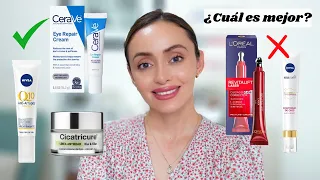 Comparación de cremas para el contorno de ojos del súper | CeraVe, Nivea, Cicatricure & L'oreal