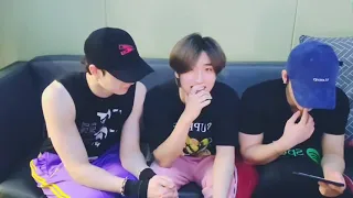 3racha reacting to "Can't live without Seo Changbin" on their latest live (210404)