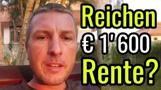 Reichen 1600 Euro Rente noch für Thailand?