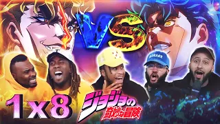 Dio vs Jonathan! JoJo's Bizarre Adventure Ep 8 Reaction/Review