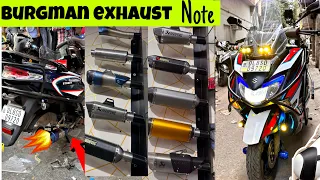 burgman exhaust modified | burgman modification | best exhaust