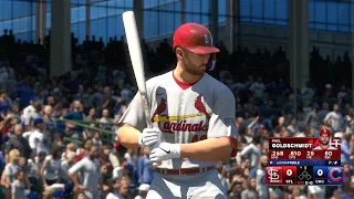 MLB The Show 24 Gameplay - Cubs vs Cardinals Full 3 Inning Game