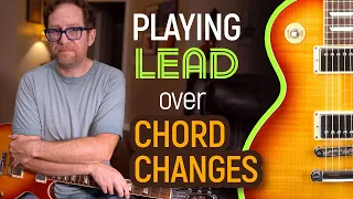 Simple ideas for playing lead over chord changes - Guitar Lesson EP533