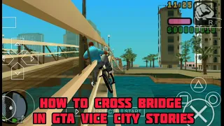 How to cross bridge in GTA vice City Stories|| How to get helicopter in GTA vice City Stories||