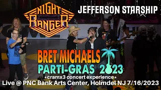 Bret Michaels Parti-Gras NJ 2023 with Night Ranger & Jefferson Starship PNC Bank Arts Center Holmdel