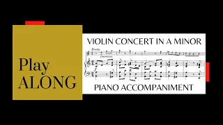 Vivaldi - Violin Concerto in A minor - 3rd mvt. - SLOW TEMPO - accompaniment