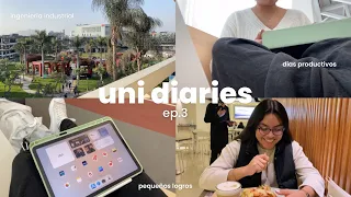 uni diaries | ep. 3: días conmigo en la u, estudiando mucho, gym, ingeniería industrial ☁️📝🤓