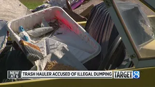 Trash hauler accused of illegal dumping