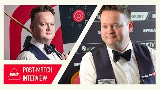 Murphy Reacts To R1 Win Over Higgins | Spreadex World Grand Prix