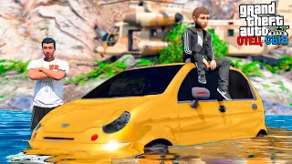 ОТЕЦ И СЫН В GTA 5 - ВЫТАЩИЛИ ИЗ ОЗЕРА ДЭУ МАТИЗ! ИЗВИНИЛСЯ ПЕРЕД СЫНОМ! 🌊ВОТЕР