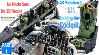 Building The Tamiya F-4B Phantom II  Part 1 How to build the cockpit.