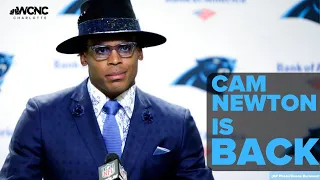 It's official: Cam Newton is a Panther again