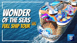 Wonder of the Seas Full Walkthrough Ship Tour & Review 4K | Royal Caribbean Cruise Line