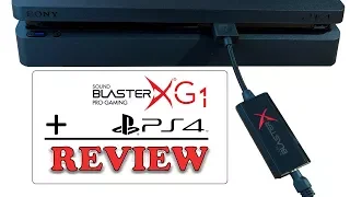 Review Sound BlasterX G1:  PS4 and PC test