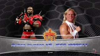 WWF Royal Rumble 1996 (Match 2) Ahmed Johnson vs Jeff Jarrett