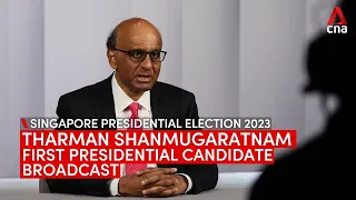 Presidential candidate broadcast: Tharman to bring "independence of mind" if elected as President