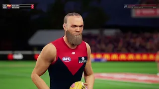 AFL Gold coast VS Melbourne Highlights R2 2022 AFL Evolution 2