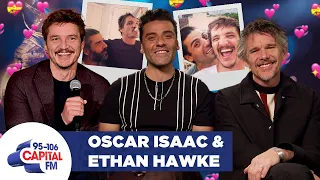 Oscar Isaac Reacts To Pedro Pascal Slumber Party Fanfic 💋 | FULL INTERVIEW | Capital