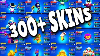 BATTLE de SKIN BRAWL STARS, CASIER de 356 SKINS BRAWL STARS!