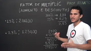 Fator de Multiplicação (Aumento e desconto)