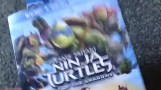 Teenage Mutant ninja turtles Out of the shadows Blu Ray Unboxing Part 1