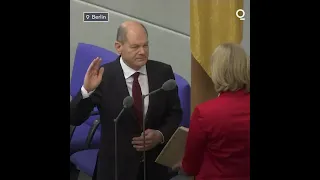 Olaf Scholz Sworn In as German Chancellor