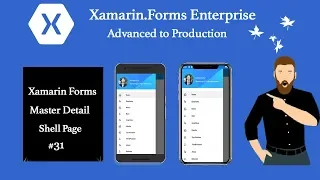 Xamarin Forms Shell Flyout Master Detail  Page #Tutorial 31