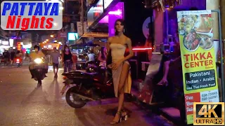 [4K] Pattaya Night Walk, Bars Around Soi Buakhao , LK Metro and Tree Town