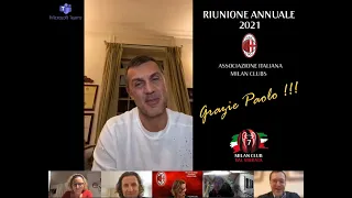 Paolo Maldini ospite al Meeting online AIMC 2021