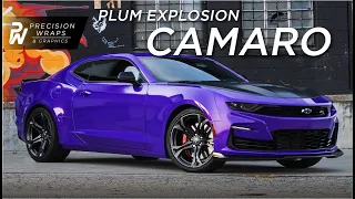 WHY Wrapping A RED Car Cost MORE  2020 Camaro SS 1LE goes PURPLE!