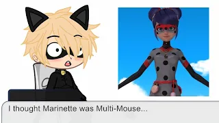 Chat Noir Reacts to Ladybug in other Miraculous (MLB) •GachaClub• [ScalacticZoe]