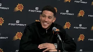 Devin Booker postgame interview PHX 132, CHI 113  #phoenix #suns #nba