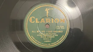 All My Life I Have Dreamed - Ed Kirkeby and His Orchestra - 1930
