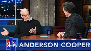 Anderson Cooper Loves The "Mini Me" Photo Of His Son Wyatt With Andy Cohen's Son Ben On "WWHL"