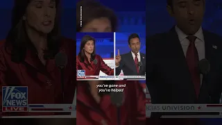 Nikki Haley, Vivek Ramaswamy spar over TikTok at GOP debate #Shorts