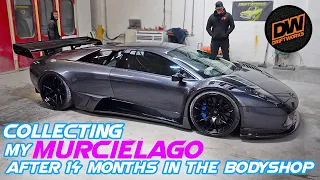 Collecting my GT1 inspired Murcielago from the bodyshop