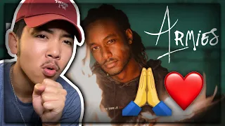 CHRISTIAN HIP HOP RAPPER? KB - Armies (Lyric Video) REACTION! 🙏❤️