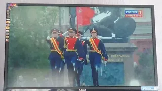 Парад в Москве на День Победы.