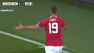 Tomas Chory Goal - Czech Republic vs Armenia (2-1), All Goals Results And Extended Highlights-2024.