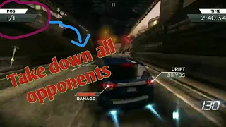 #NFSMW How to take down every opponent in NFS Most wanted 2012