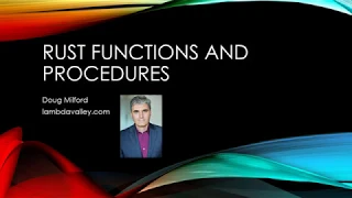 Rust Functions and Procedures