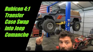 Rubicon 4:1 Transfer Case Swap into Comanche