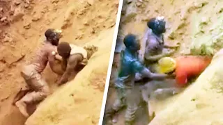 9 Miners Escape From Rubble After Gold Mine Collapses in DRC