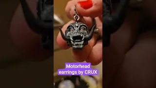 Motorhead earrings by Crux