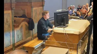 Nate Terry playing the main organ of the Salzburg Dom Cathedral.