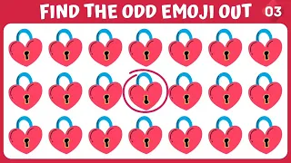 HOW GOOD ARE YOUR EYES #13 | FIND THE ODD EMOJI OUT | EMOJI PUZZLE QUIZ | LEVEL 1-20