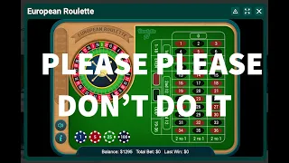 Fibonacci fail - how to very definitely lose at roulette.