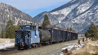 Railfanning the Montana Rail Link around Missoula - Winter 2021