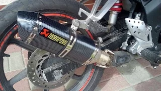 Oryginał vs Akrapović z Alieexpress Honda CBR 125