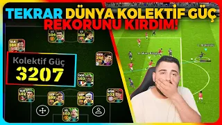 3207 KOLEKTİF GÜÇ! ☠  TEKRAR DÜNYA KOLEKTİF GÜÇ REKORUNU KIRDIM!🔥 CANTONA NASIL 104 YAPILIR?